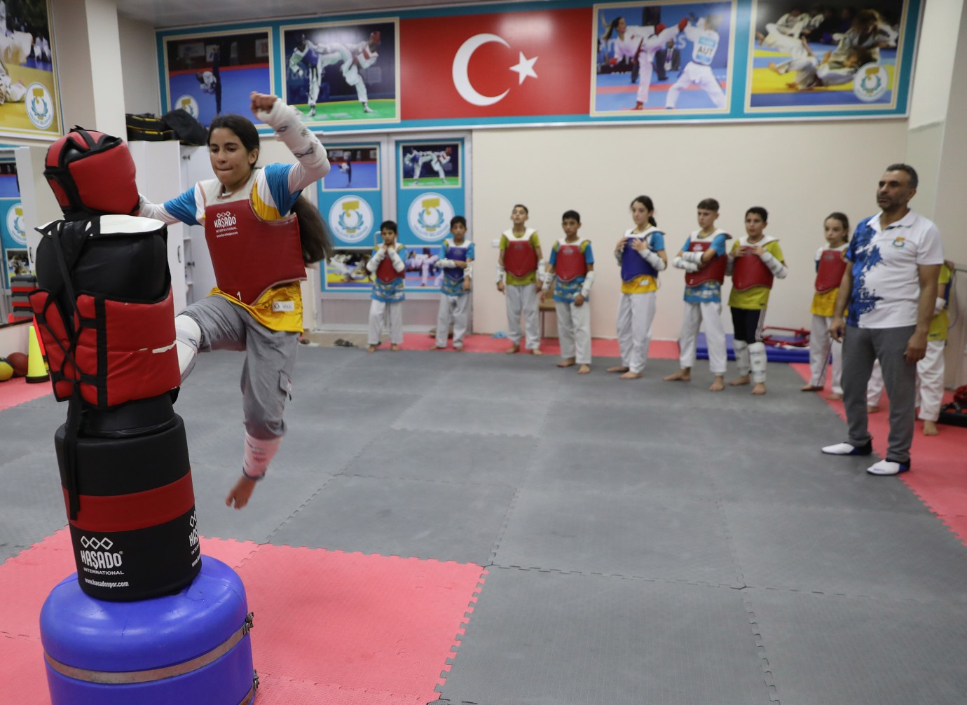 HALİLİYE’DE KIŞ SPOR OKULLARINDA TEKVANDO HEYECANI